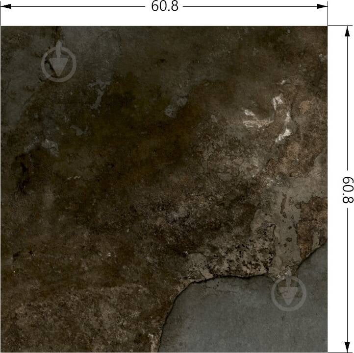 Плитка EcoCeramic HEKLA SLATE 60,8х60,8 - фото 2