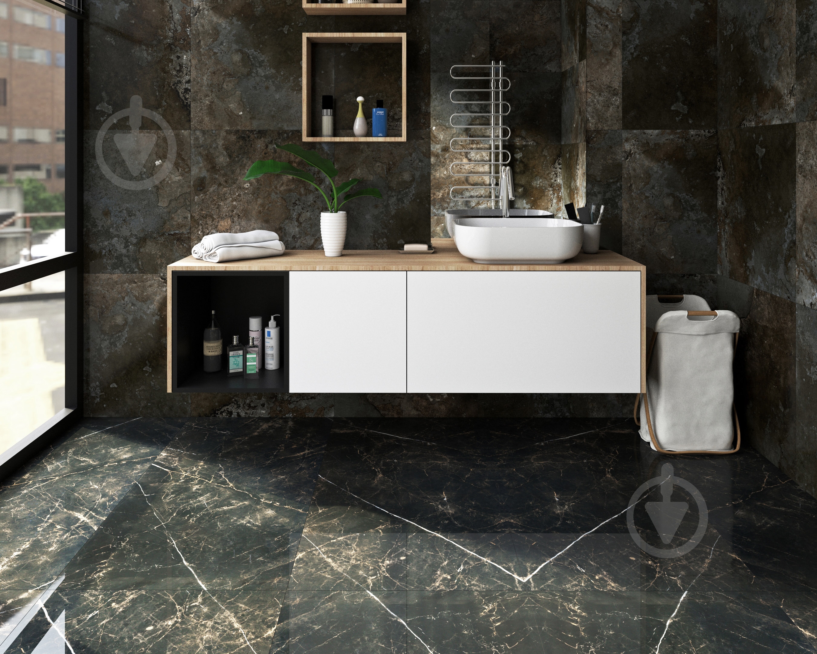 Плитка EcoCeramic VERDI NEGRO 60х120 - фото 3 Плитка EcoCeramic VERDI NEGRO 60х120 - фото 3