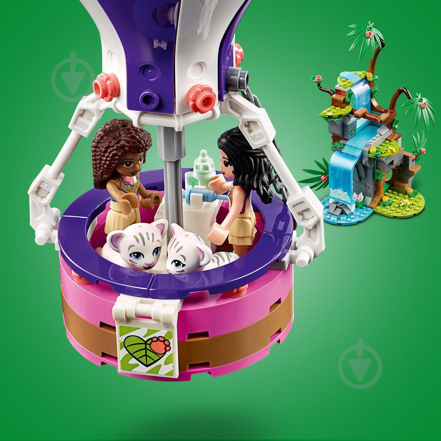 Конструктор LEGO Friends Джунгли: спасение тигра на воздушном шаре 41423 - фото 10 Конструктор LEGO Friends Джунгли: спасение тигра на воздушном шаре 41423 - фото 10
