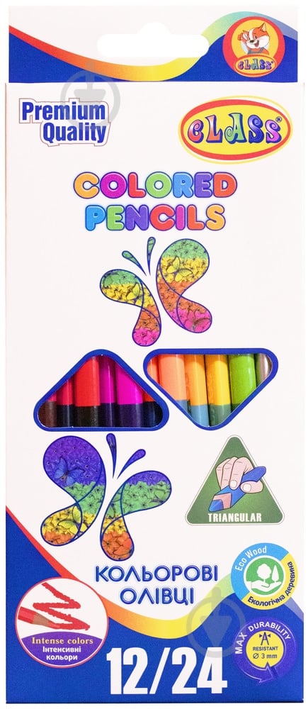 Карандаши цветные PREMIUM 12/24 CLASS - фото 1