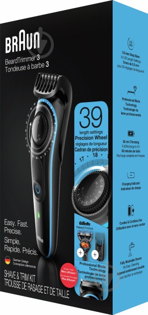 Триммер для бороды и усов Braun BT 3240 - фото 4