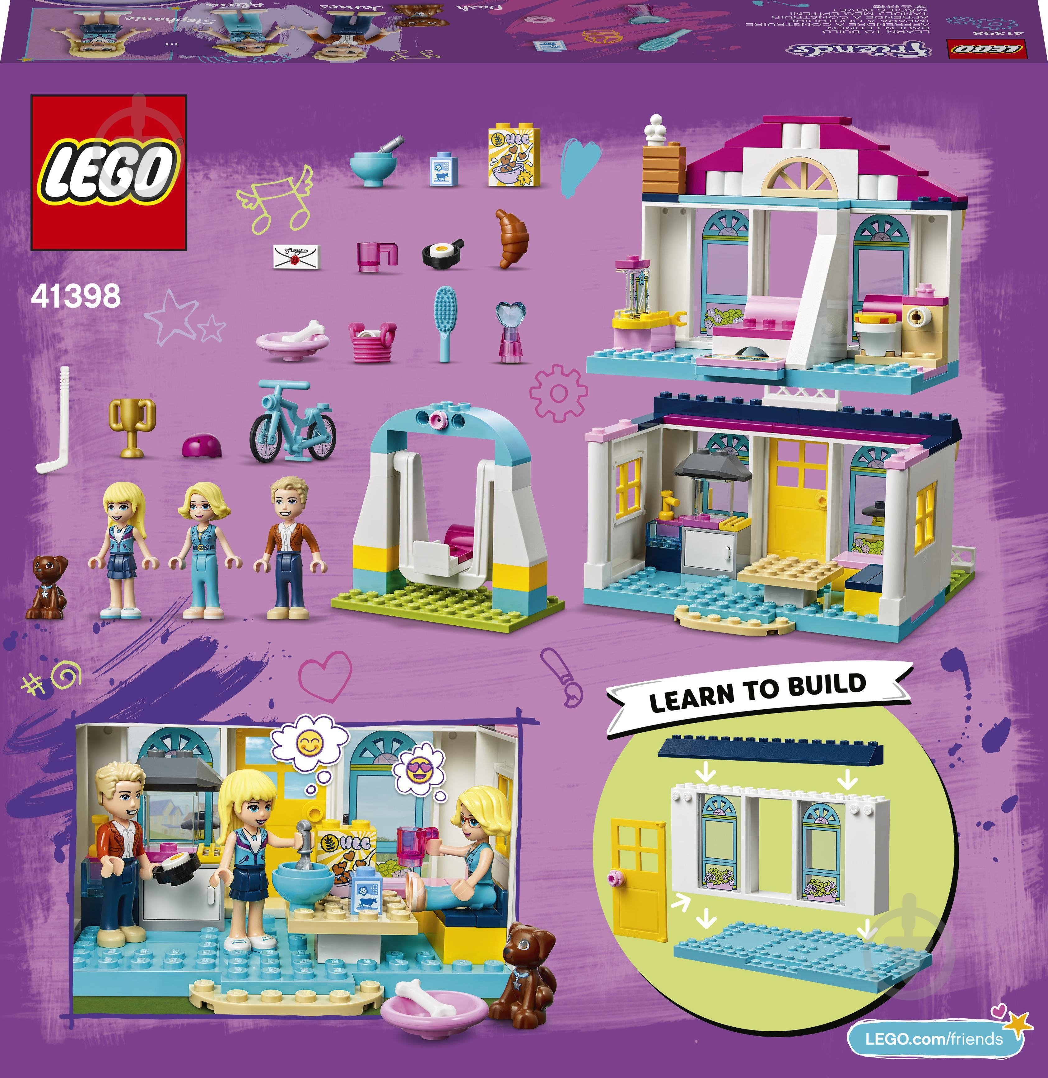 Конструктор LEGO Friends 4+ Будинок Стефані 41398 - фото 9