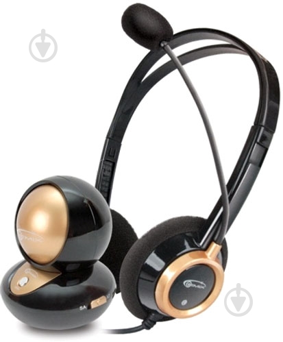 Веб-камера+гарнитура Gemix D10 KIT black/gold (04400028) - фото 1 Веб-камера+гарнитура Gemix D10 KIT black/gold (04400028) - фото 1