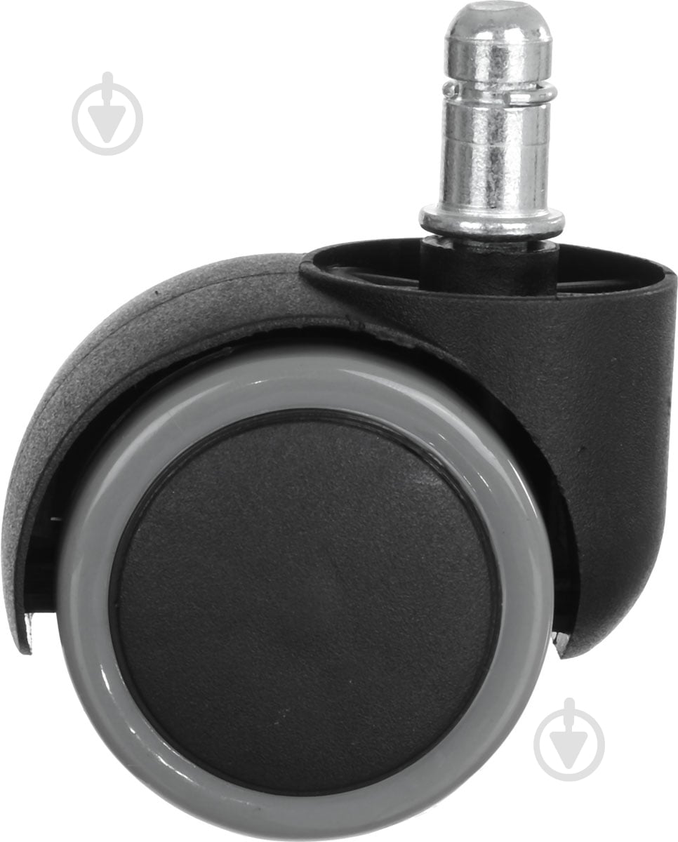 Ролик мебельный d50 мм с штифтом d11 мм для офисного кресла - фото 1 Ролик мебельный d50 мм с штифтом d11 мм для офисного кресла - фото 1