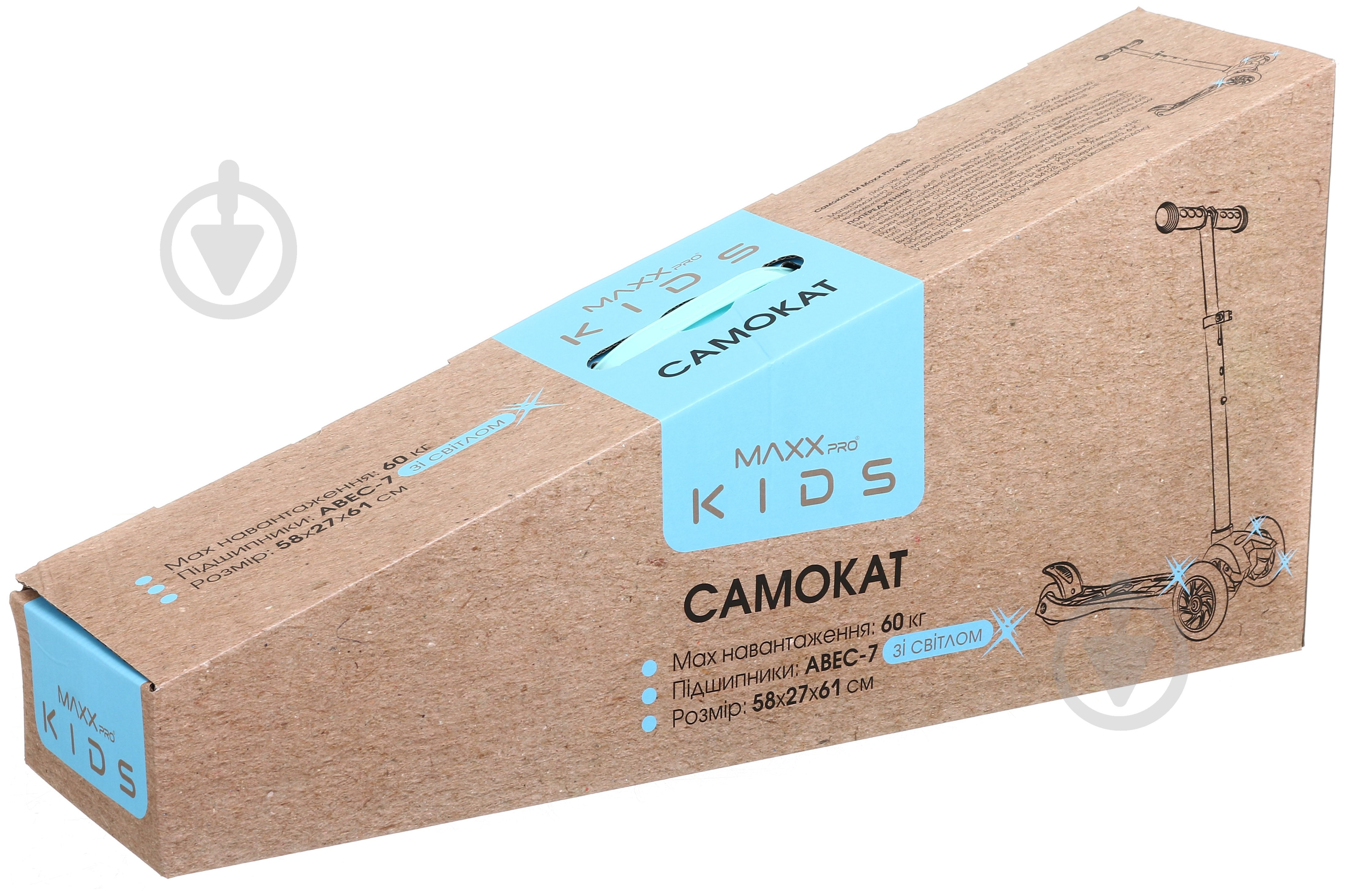 Самокат MaxxPro kids дитячий зелений LS306/maxi - фото 8