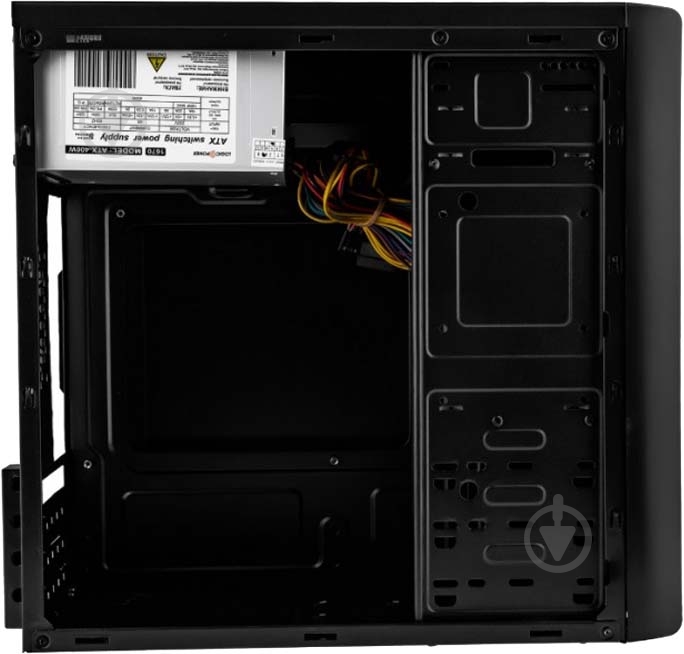 Корпус LogicPower 6103 400W 12cm MATX Black - фото 8