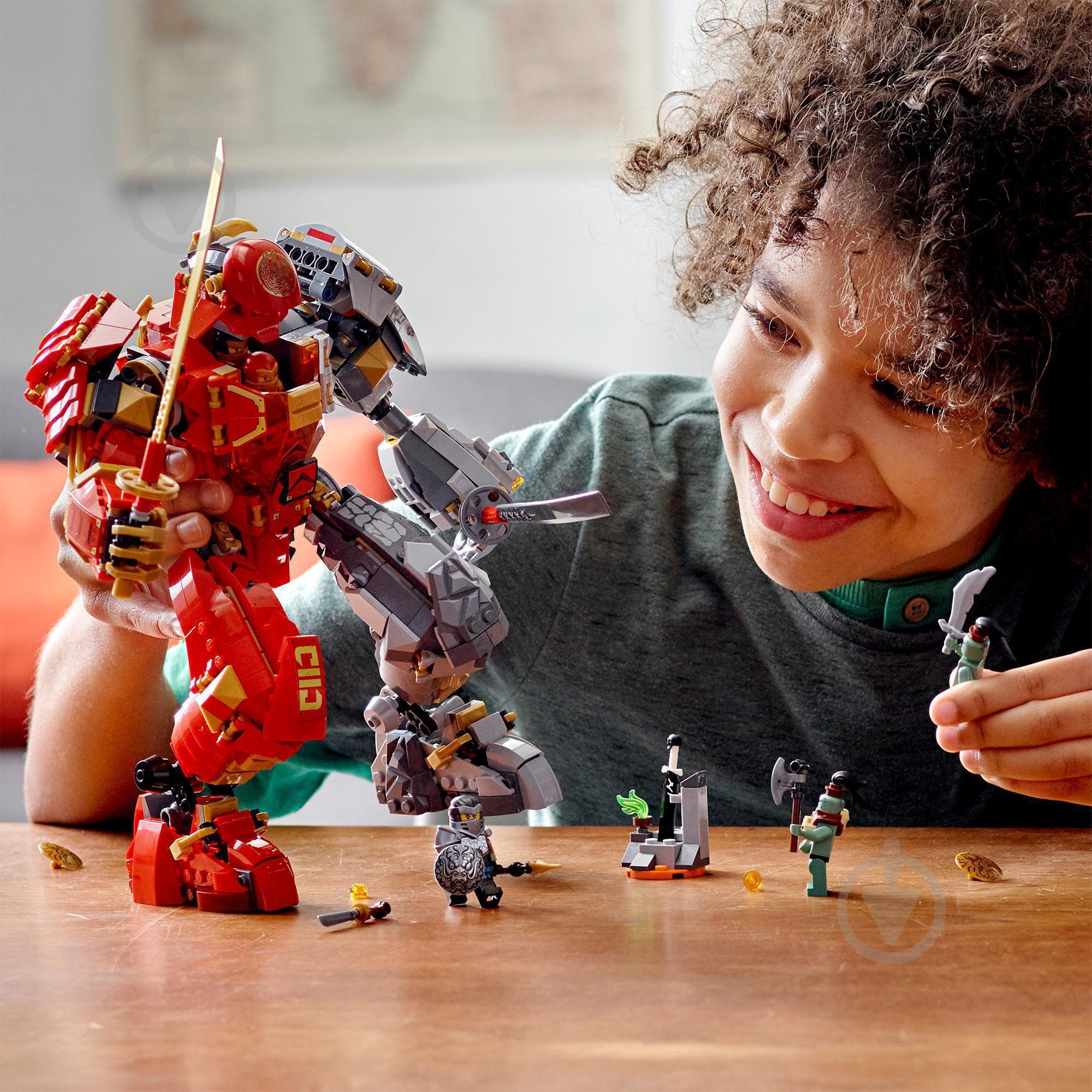 Конструктор LEGO Ninjago Вогнекам'яний робот 71720 - фото 14 Конструктор LEGO Ninjago Вогнекам'яний робот 71720 - фото 14