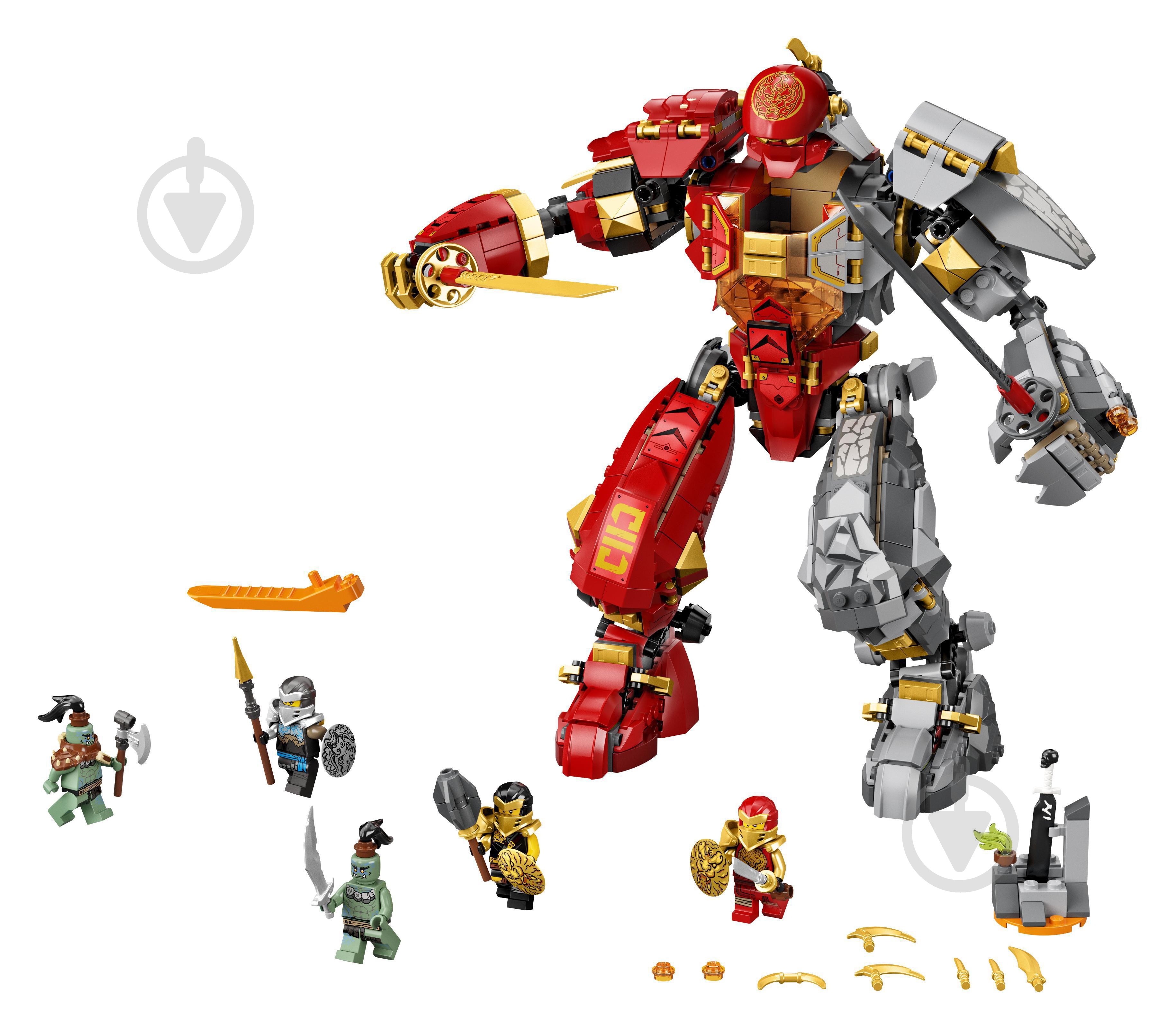 Конструктор LEGO Ninjago Вогнекам'яний робот 71720 - фото 9 Конструктор LEGO Ninjago Вогнекам'яний робот 71720 - фото 9
