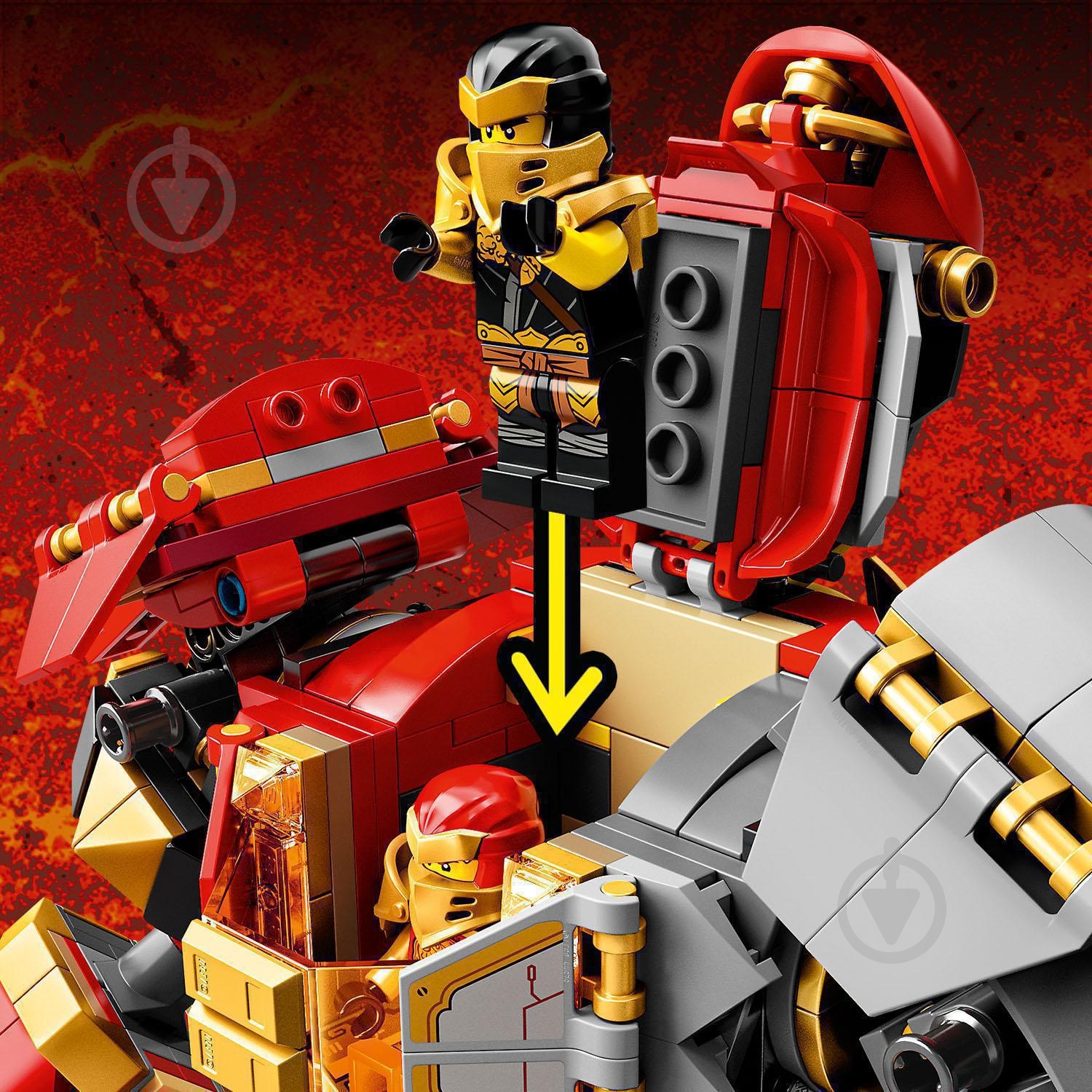 Конструктор LEGO Ninjago Вогнекам'яний робот 71720 - фото 10 Конструктор LEGO Ninjago Вогнекам'яний робот 71720 - фото 10