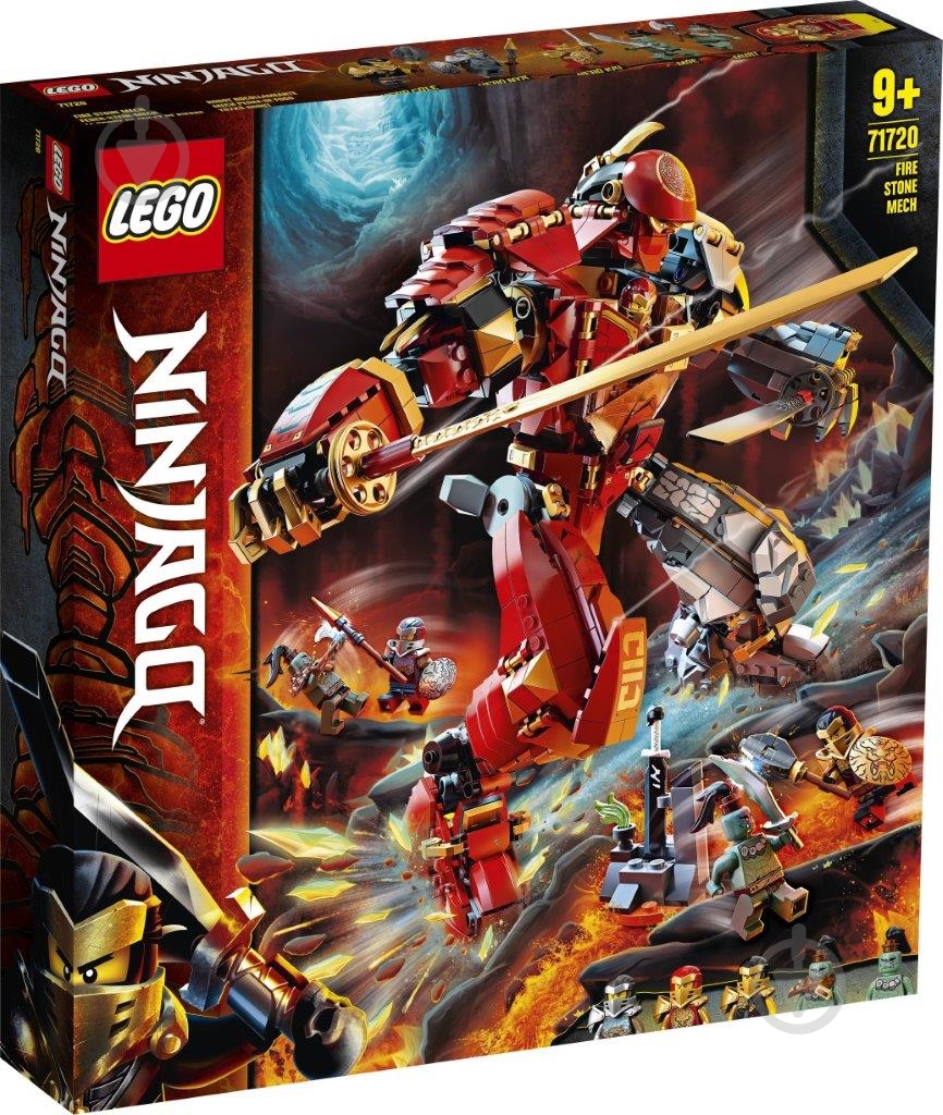 Конструктор LEGO Ninjago Вогнекам'яний робот 71720 - фото 3 Конструктор LEGO Ninjago Вогнекам'яний робот 71720 - фото 3