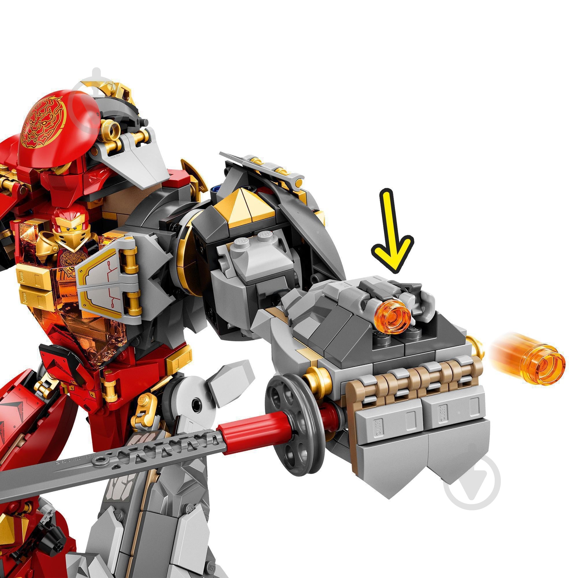 Конструктор LEGO Ninjago Вогнекам'яний робот 71720 - фото 7 Конструктор LEGO Ninjago Вогнекам'яний робот 71720 - фото 7