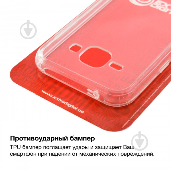 Чехол EXTRADIGITAL для Samsung Galaxy J1 Crystal View (PCE4243) - фото 5