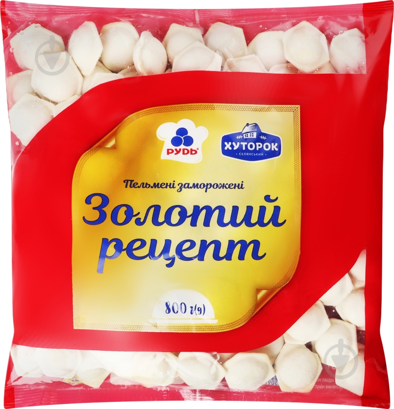 Пельмени Рудь Золотой рецепт Хуторок м/у 800 г - фото 1
