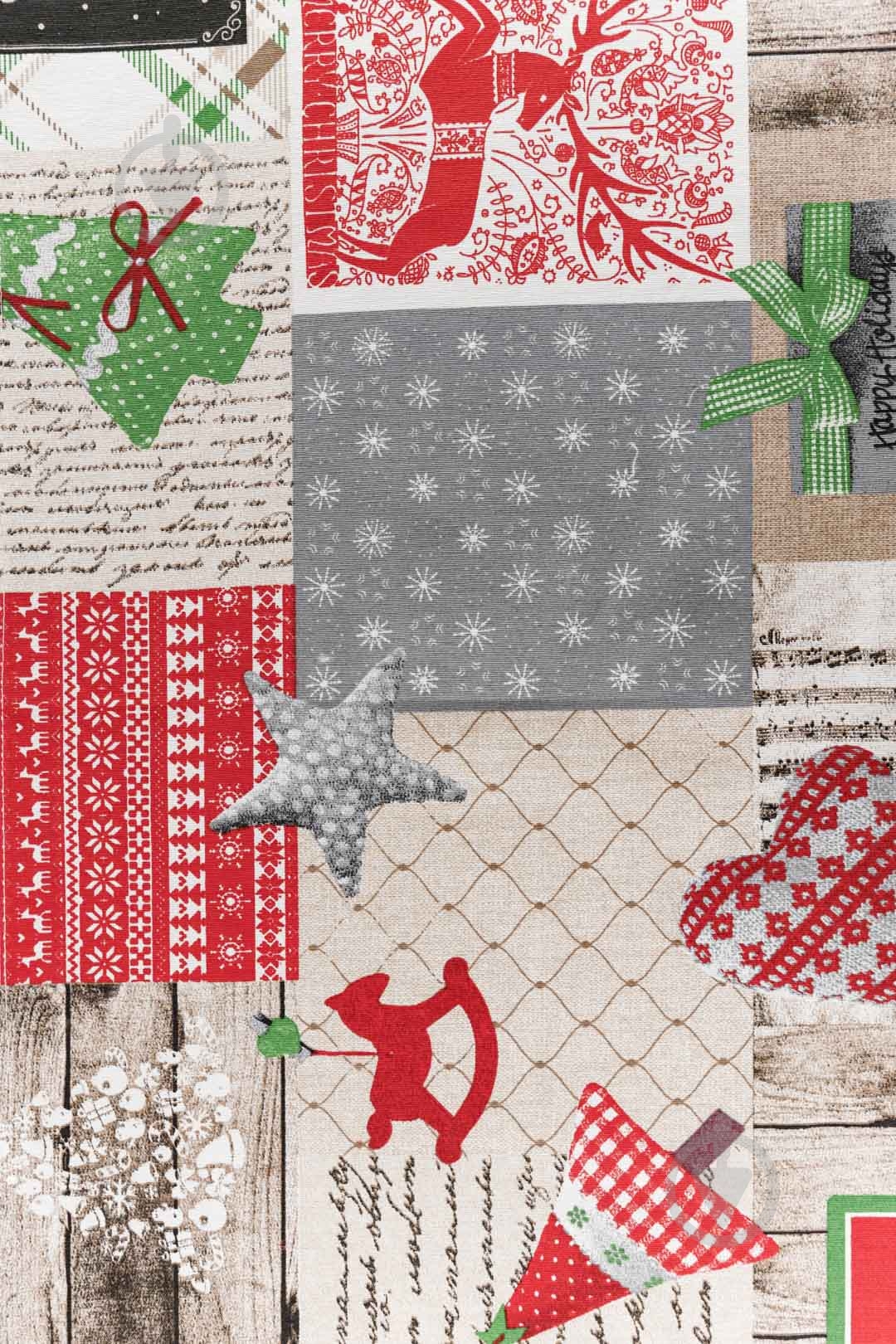 Скатертина Merry Christmas 132x220 см різнокольоровий Прованс - фото 9