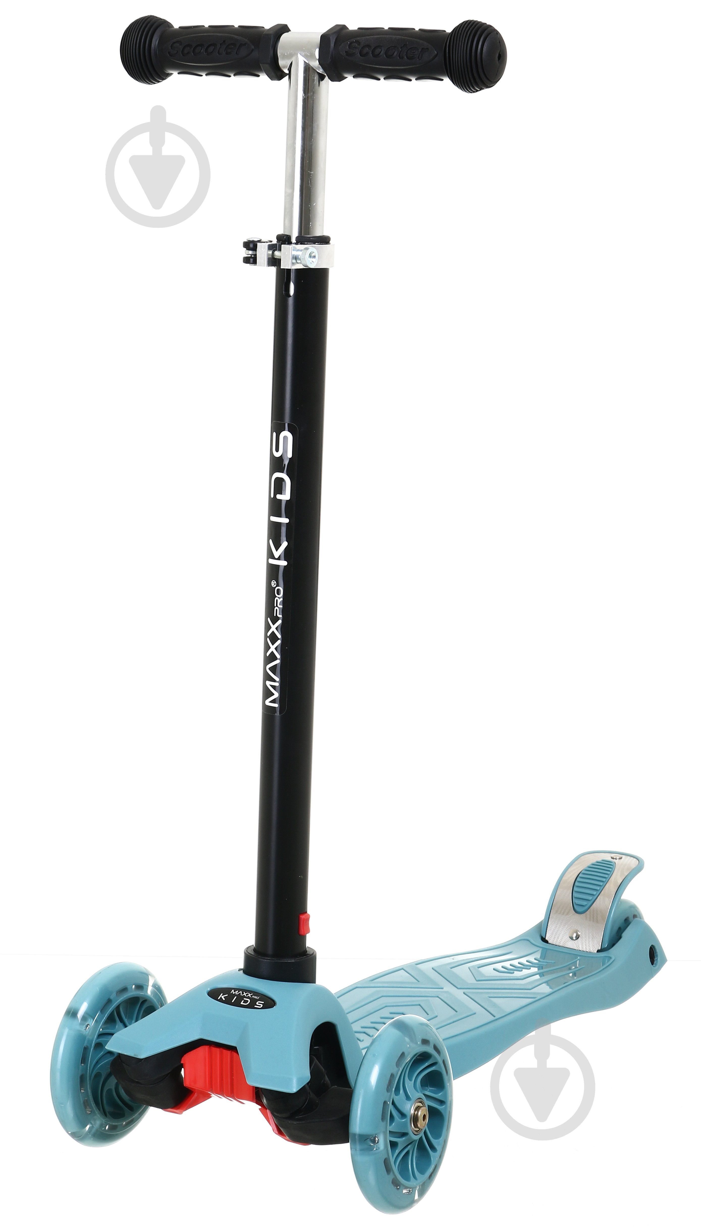 Самокат MaxxPro kids дитячий 3-колісний блакитний LS306/maxi - фото 1