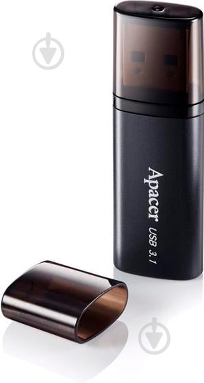 Флеш-память USB Apacer AH25B 64 ГБ USB 3.1 black (AP64GAH25BB-1) - фото 3
