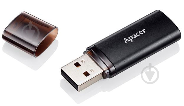 Флеш-память USB Apacer AH25B 64 ГБ USB 3.1 black (AP64GAH25BB-1) - фото 2