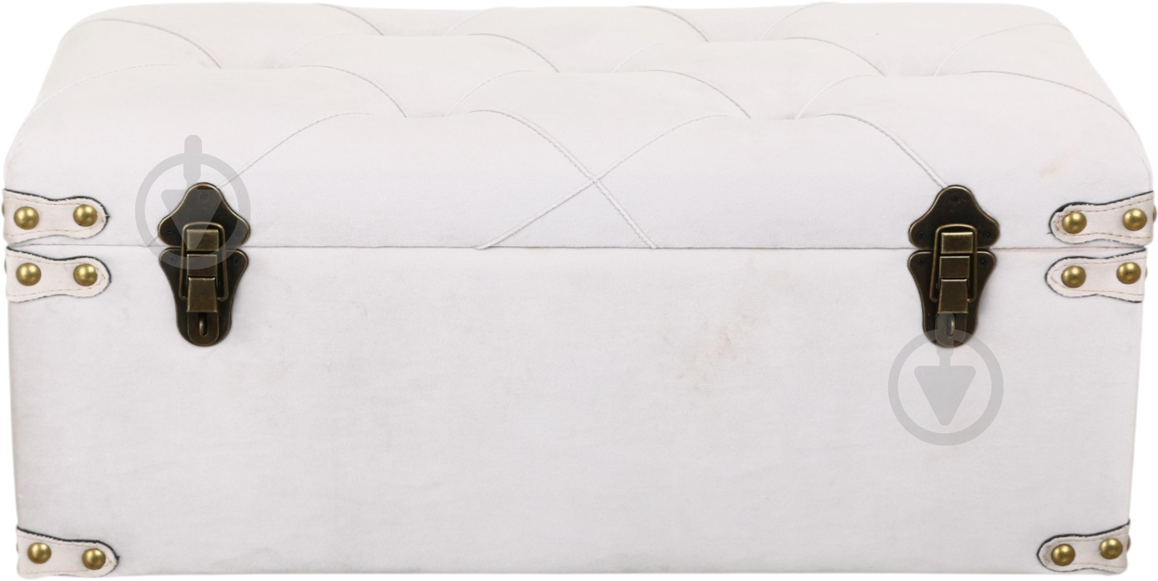 Сундук-пуф Sensio Twill 600х280х310 мм айвори (WA-059) - фото 2 Сундук-пуф Sensio Twill 600х280х310 мм айвори (WA-059) - фото 2
