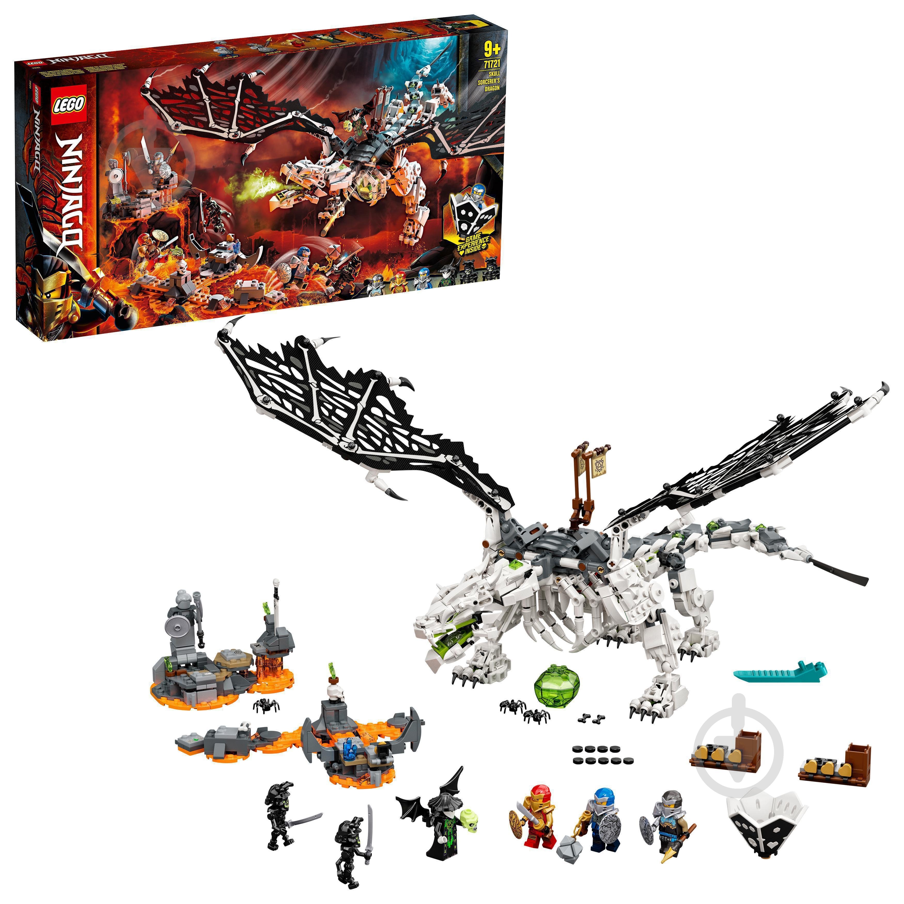 Конструктор LEGO Ninjago Дракон колдуна Скелета 71721 - фото 2 Конструктор LEGO Ninjago Дракон колдуна Скелета 71721 - фото 2