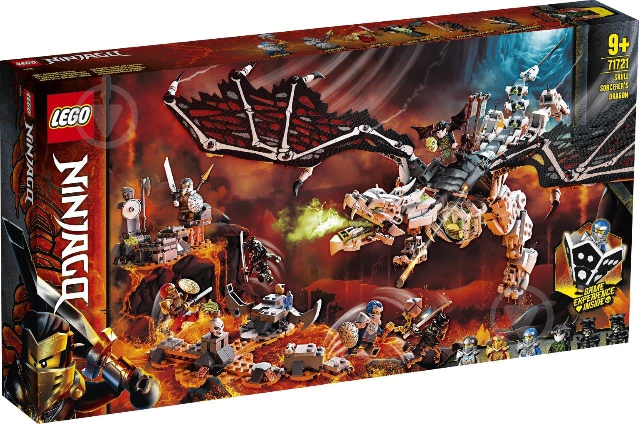 Конструктор LEGO Ninjago Дракон колдуна Скелета 71721 - фото 4 Конструктор LEGO Ninjago Дракон колдуна Скелета 71721 - фото 4