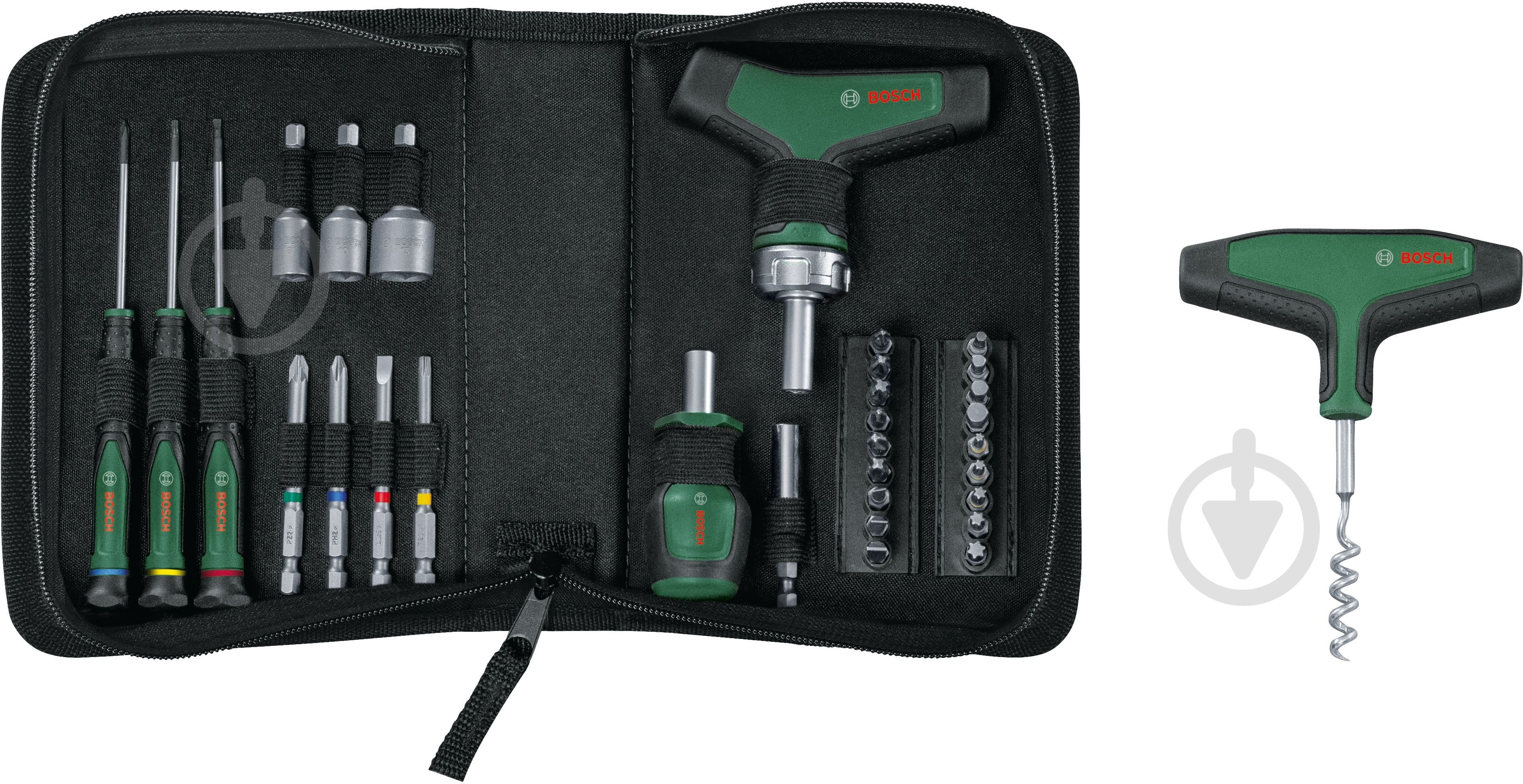 Набор ручного инструмента Hand tool Advent Calendar Bosch 1600A0349X 33 шт. - фото 2