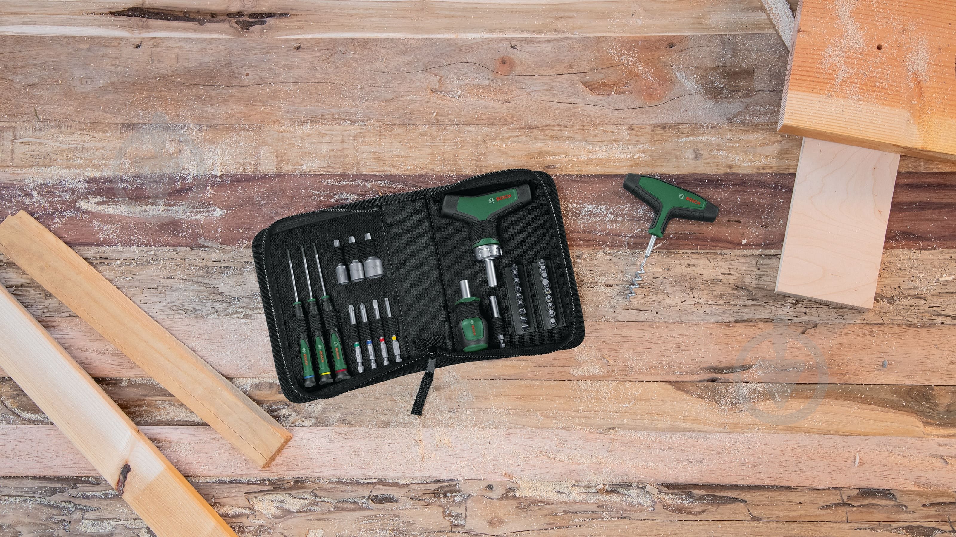 Набор ручного инструмента Hand tool Advent Calendar Bosch 1600A0349X 33 шт. - фото 4