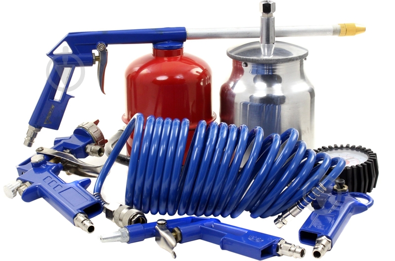 Набор пневмоинструмента FORTE AT KIT-5S 32137 - фото 1 Набор пневмоинструмента FORTE AT KIT-5S 32137 - фото 1