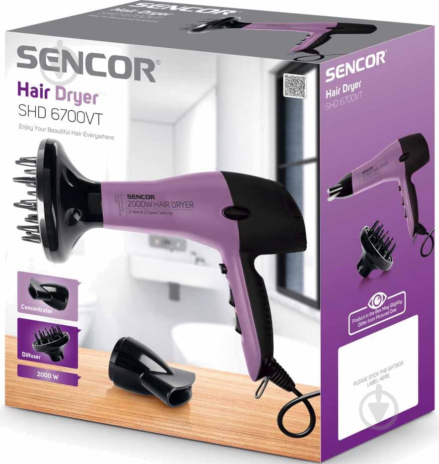 Фен Sencor SHD 6700VT - фото 9