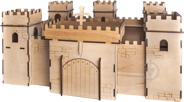 Деревянный 3D-конструктор Зірка Крепость 93887 - фото 2
