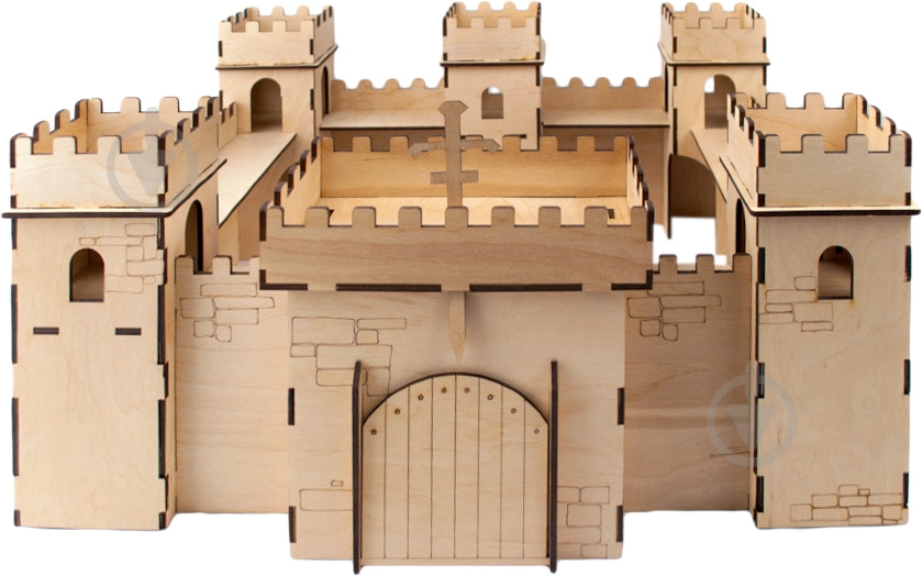 Деревянный 3D-конструктор Зірка Крепость 93887 - фото 1