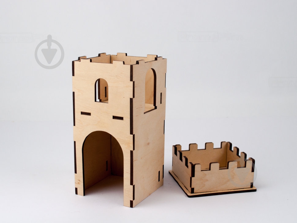 Деревянный 3D-конструктор Зірка Крепость 93887 - фото 3