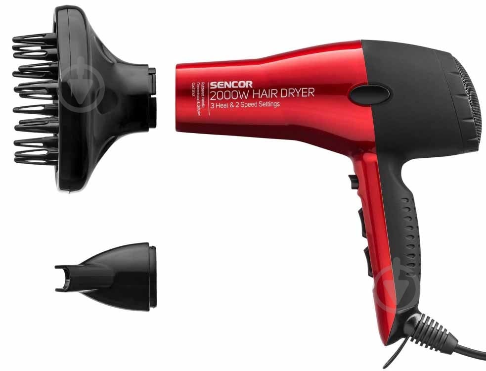 Фен Sencor SHD 6701RD - фото 5 Фен Sencor SHD 6701RD - фото 5