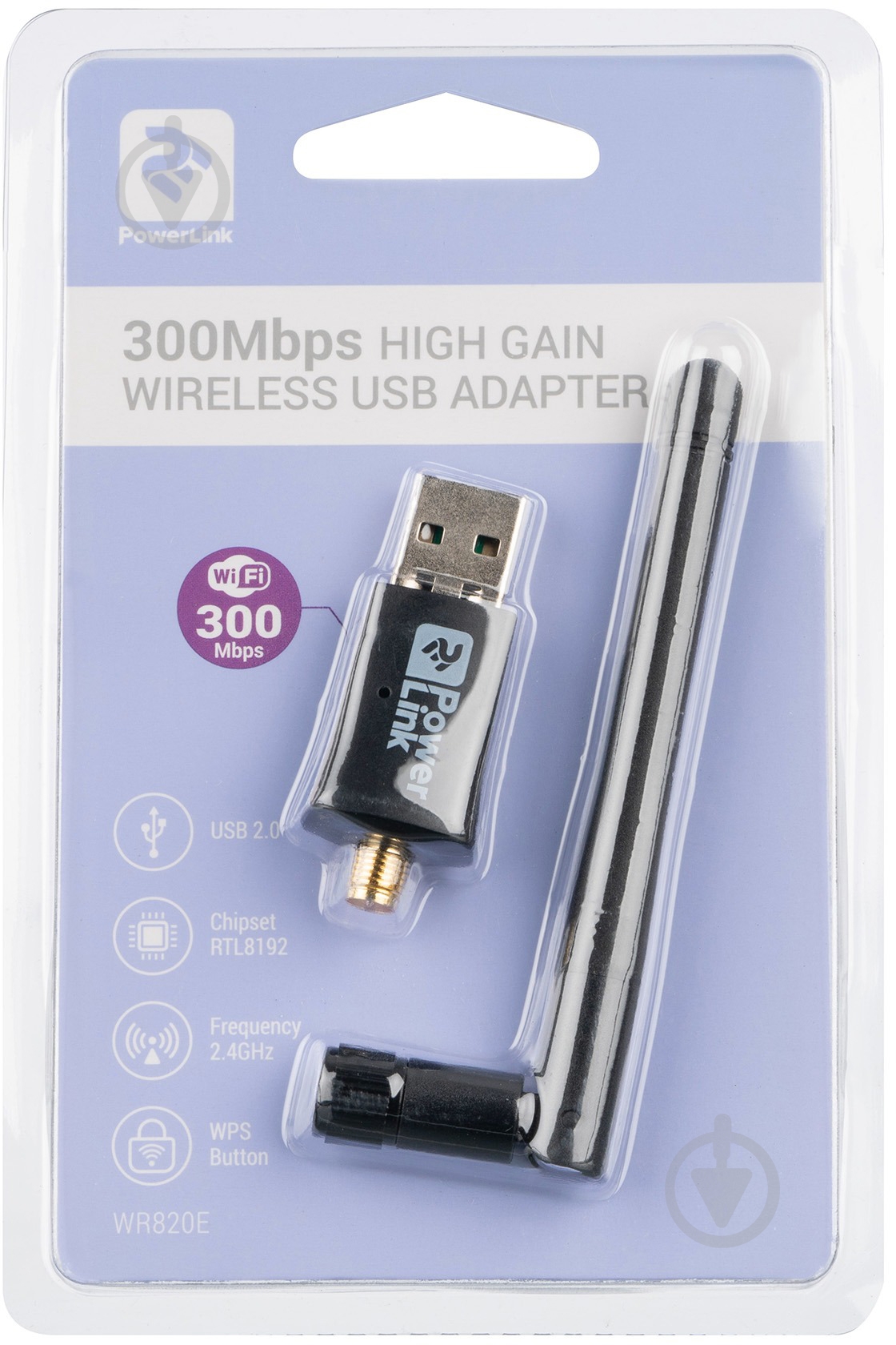 Wi-Fi-адаптер 2E PowerLink WR820E N300 - фото 2 Wi-Fi-адаптер 2E PowerLink WR820E N300 - фото 2