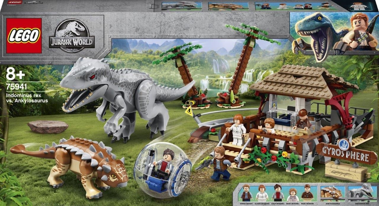 WITH コヨイトモチケ ᐉ Конструктор LEGO Jurassic World Индоминус-рекс против