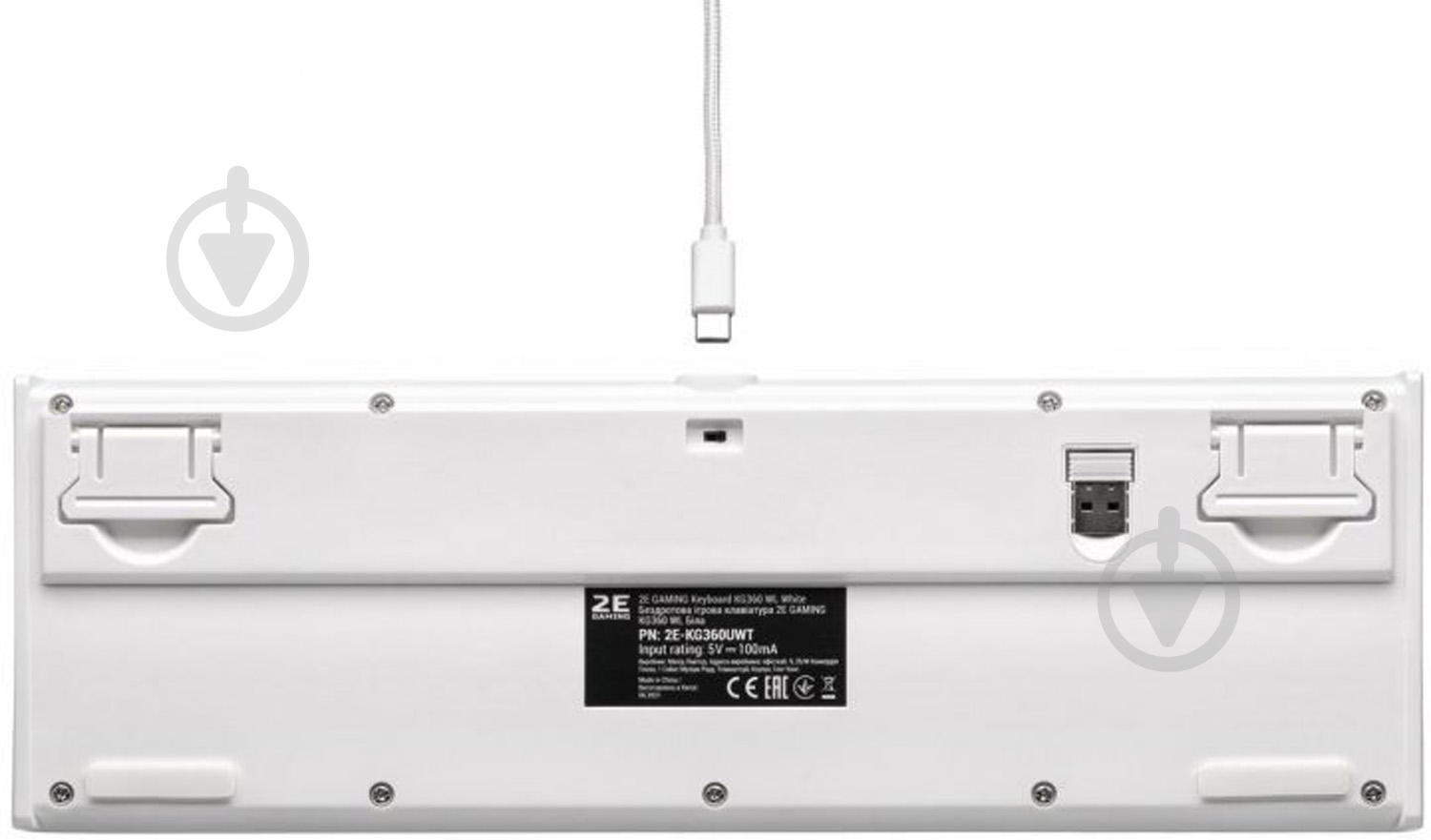 Клавиатура 2E Gaming (2E-KG360UWT) white - фото 3