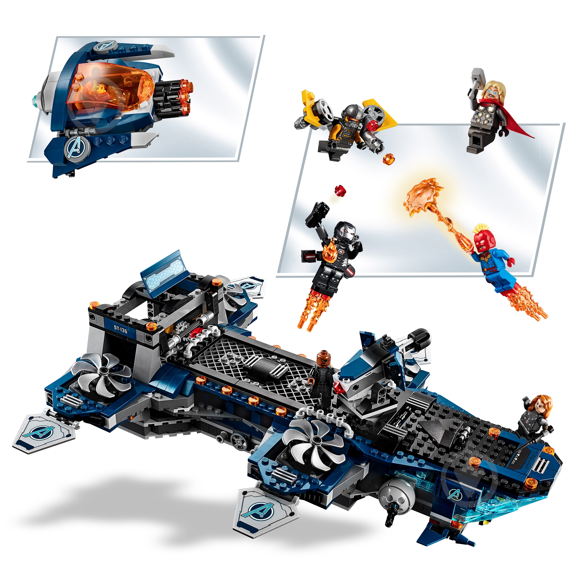 Конструктор LEGO Super Heroes Marvel Месники: Гелікарріер 76153 - фото 9