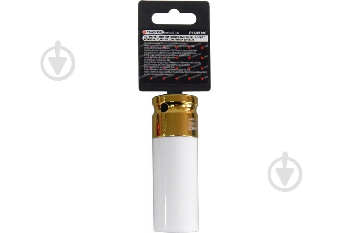 Головка глибока для литих дисків із захисним кожухом 19 мм 1/2'' Forsage 1 шт. F-4458519C - фото 2 Головка глибока для литих дисків із захисним кожухом 19 мм 1/2'' Forsage 1 шт. F-4458519C - фото 2