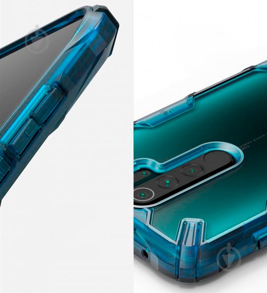 Чехол Ringke Fusion X Space Blue для Xiaomi Redmi Note 8 Pro - фото 3 Чехол Ringke Fusion X Space Blue для Xiaomi Redmi Note 8 Pro - фото 3