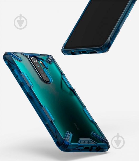 Чехол Ringke Fusion X Space Blue для Xiaomi Redmi Note 8 Pro - фото 2 Чехол Ringke Fusion X Space Blue для Xiaomi Redmi Note 8 Pro - фото 2