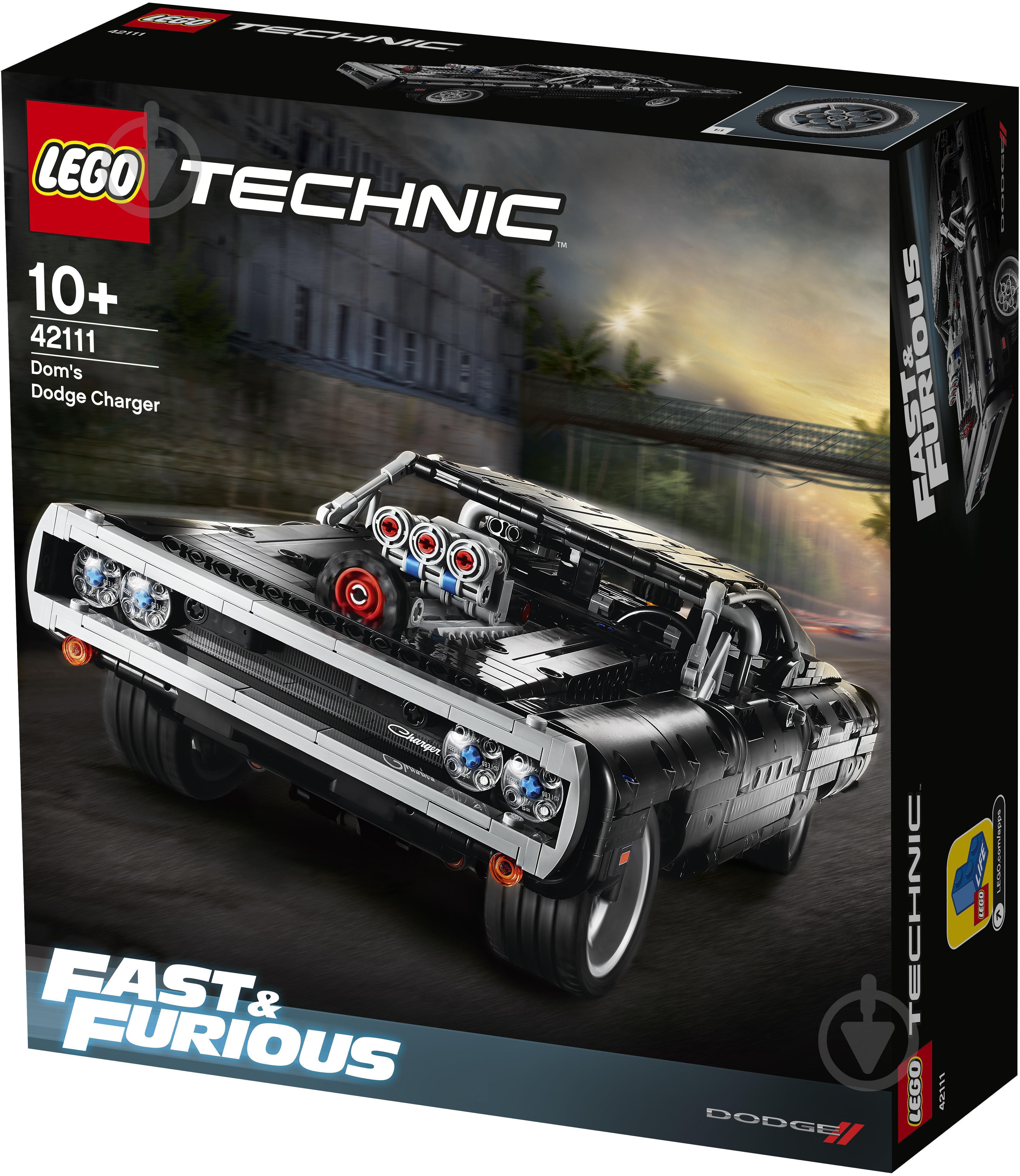 Конструктор LEGO Technic Dom's Dodge Charger 42111 - фото 11