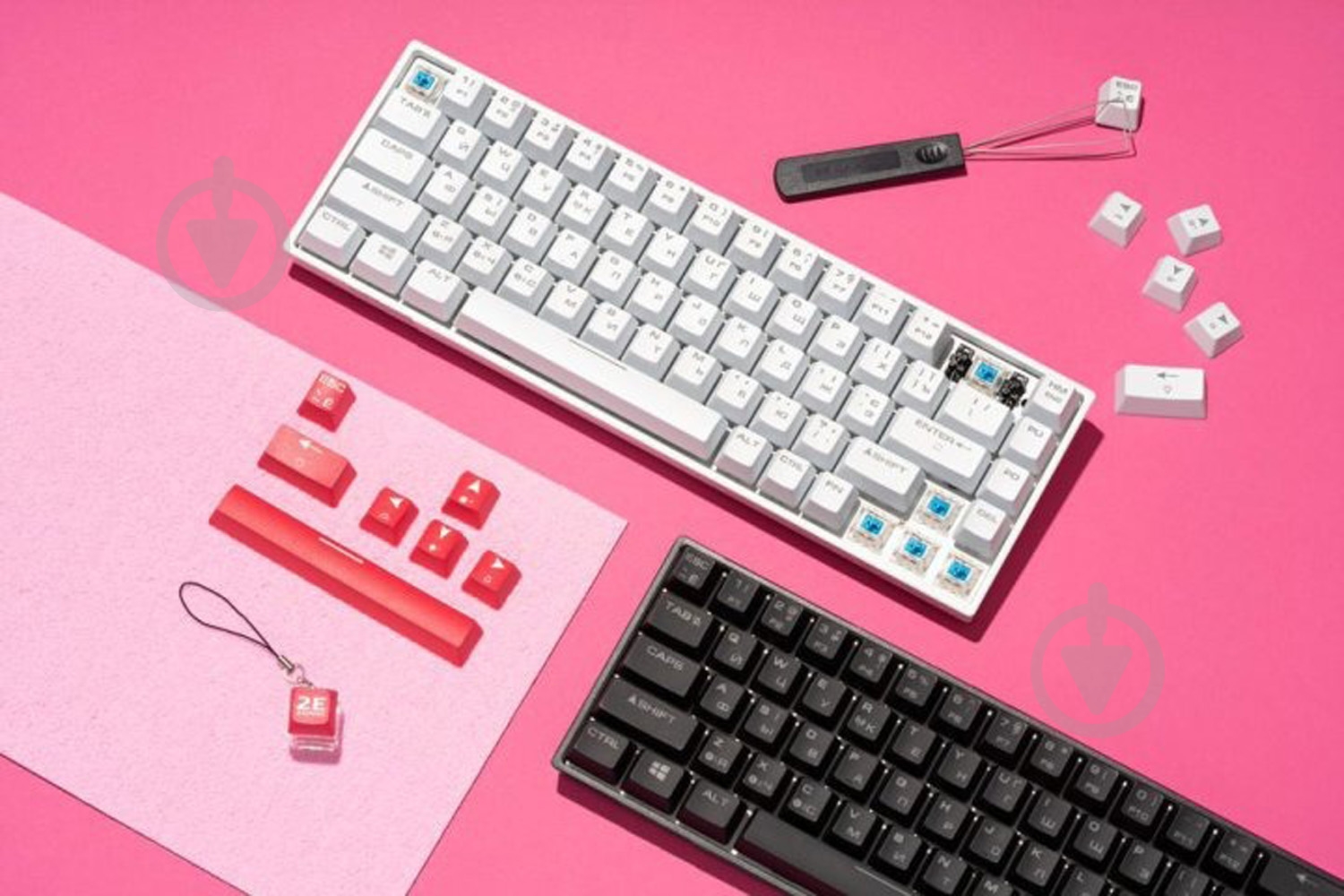 Клавиатура 2E Gaming Gateron Blue Switch (2E-KG380UWT-BL) white - фото 11