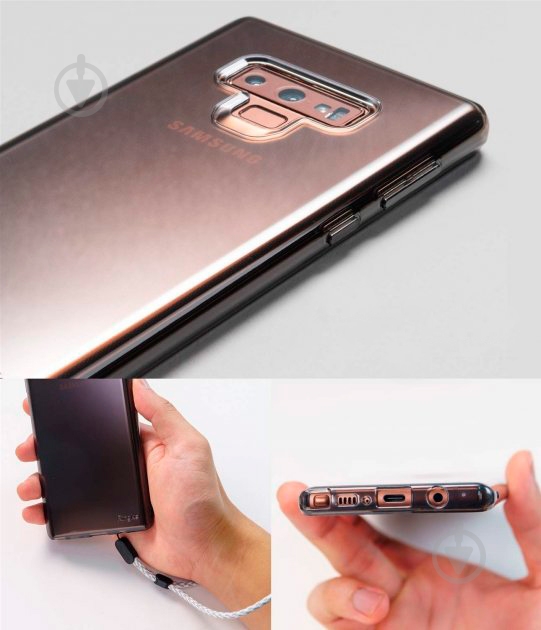 Чехол Ringke Air для Samsung Galaxy Note 9 Smoke Black (RCS4460) - фото 6