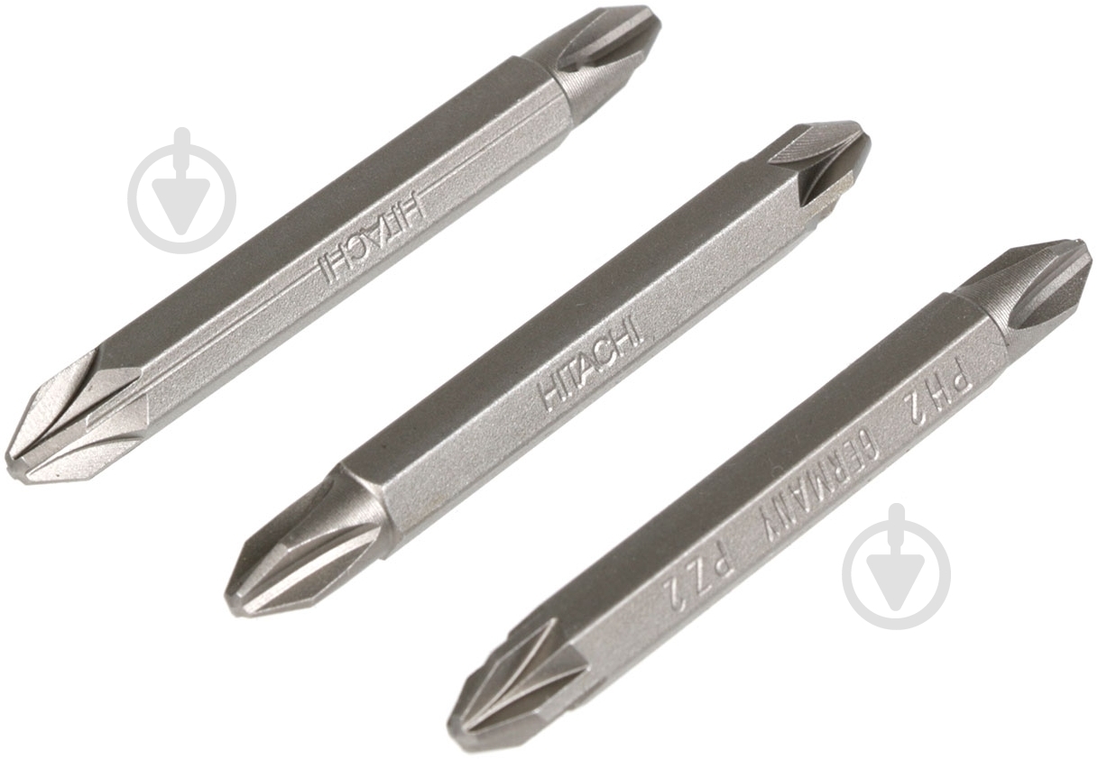 Біта Hitachi PH2/PZ2x60 мм 3 шт. 752382 - фото 4