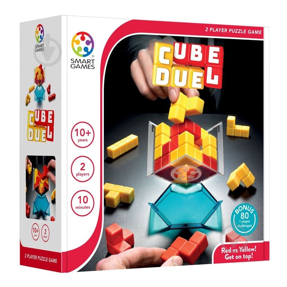 Головоломка Smart Games Дуэль в кубе SGM 201 - фото 1 Головоломка Smart Games Дуэль в кубе SGM 201 - фото 1