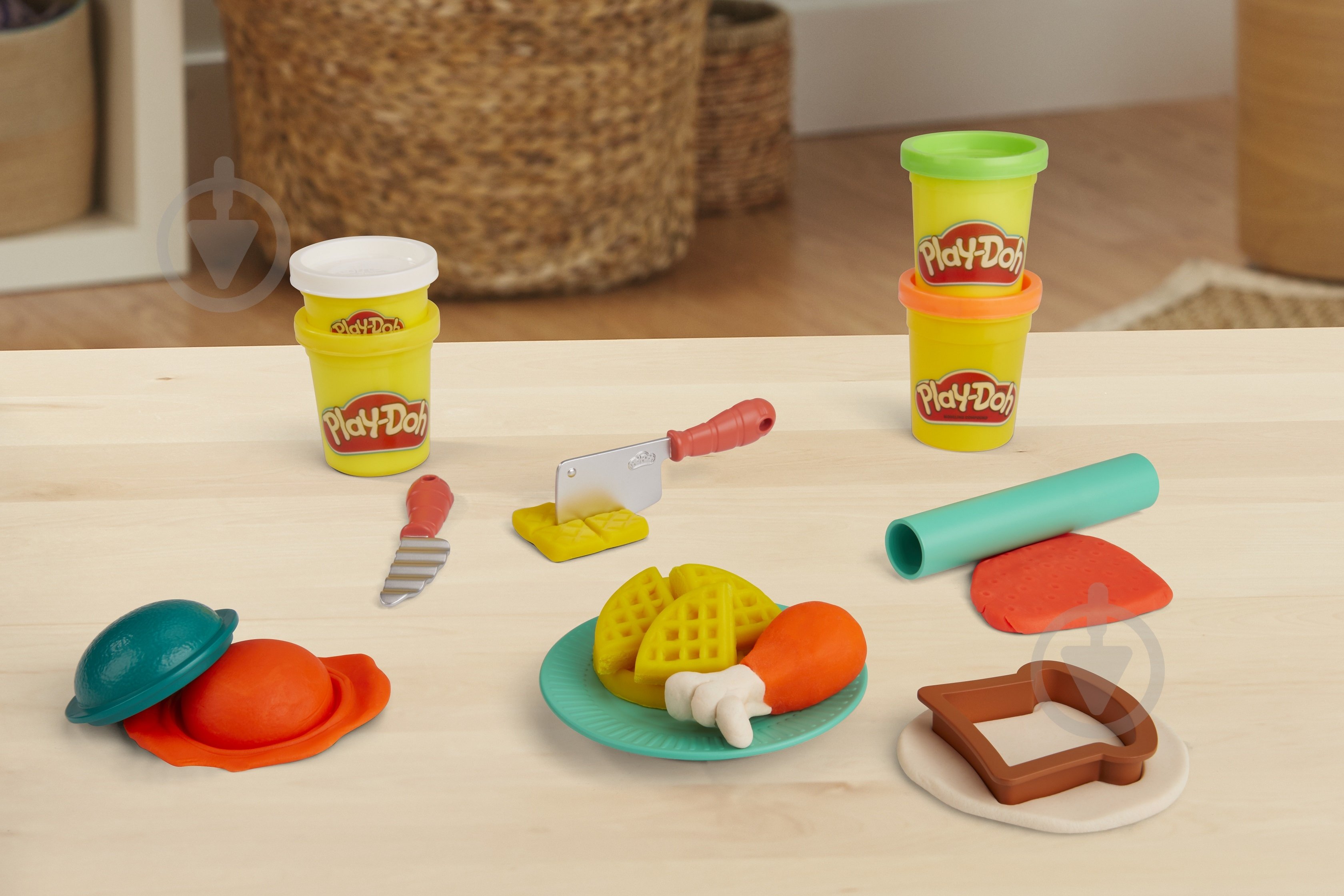Набір для творчості Play-Doh з пластиліном Маленький Шеф F6904 - фото 7