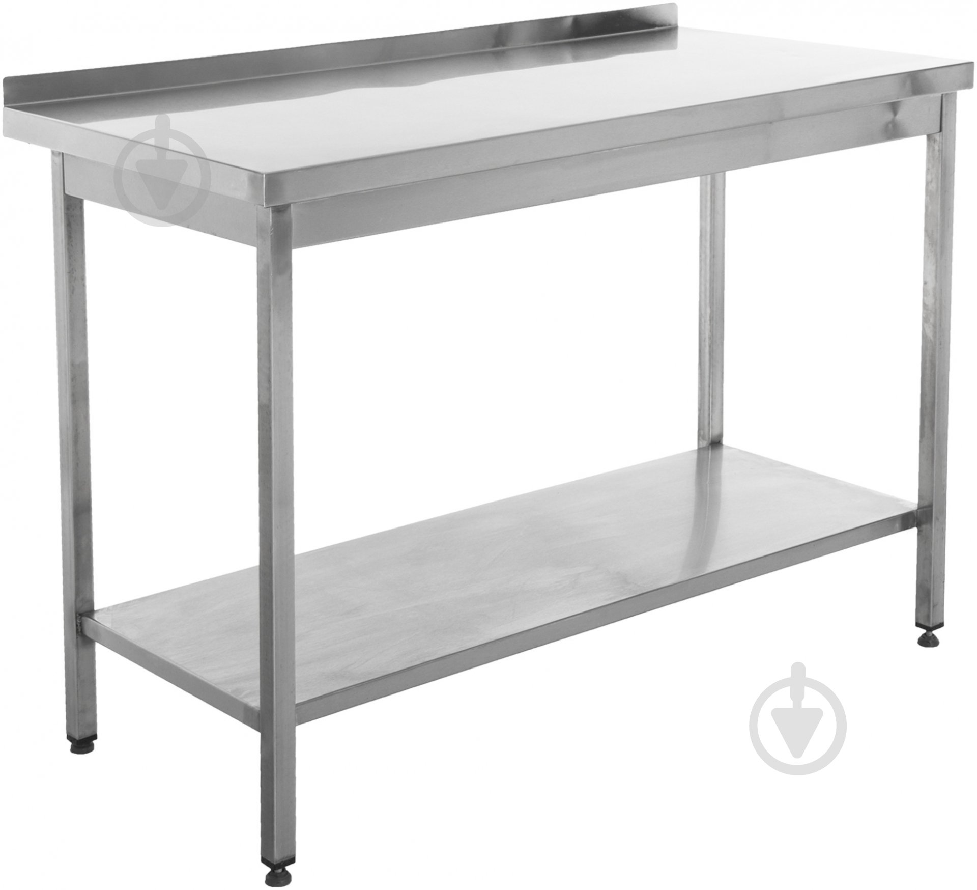 Стол производственный с полкой и бортиком 41109363 Tehma 1200x600х850 мм нержавеющая сталь - фото 1