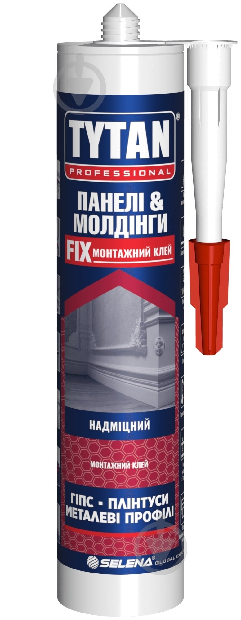 Клей монтажний Tytan Панелі та Молдінги бежевий 310 мл - фото 1