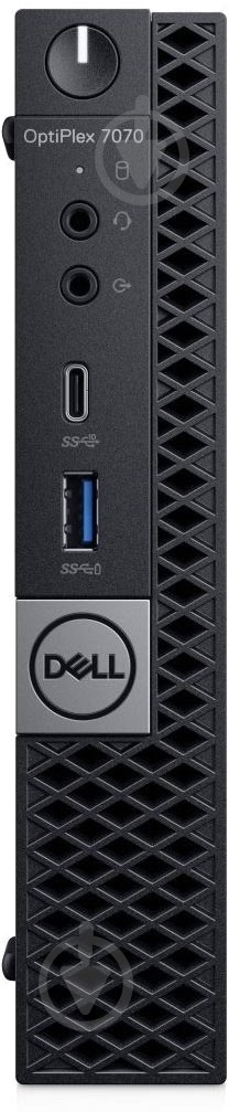 Неттоп Dell OptiPlex 7070 MFF (N007O7070MFF_UBU) black - фото 1