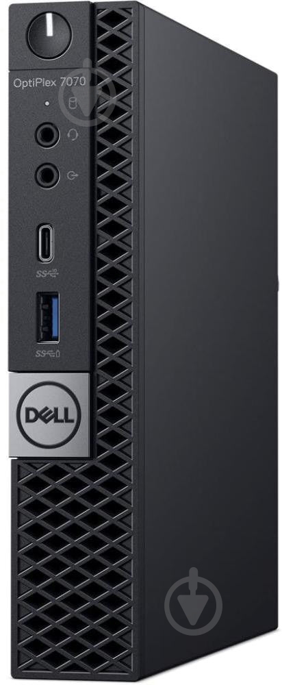 Неттоп Dell OptiPlex 7070 MFF (N007O7070MFF_UBU) black - фото 2