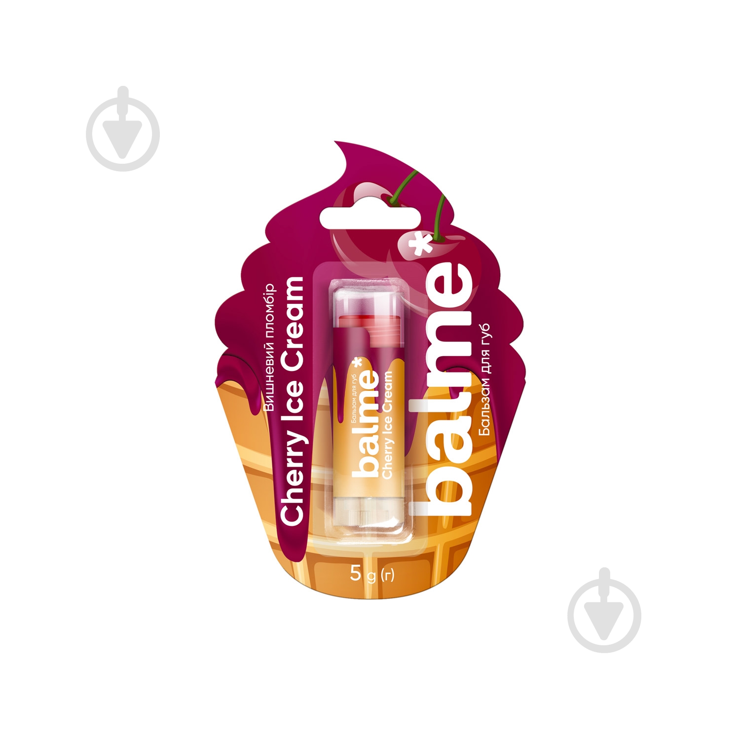 Бальзам для губ Balme Cherry Ice Cream 5 г - фото 1 Бальзам для губ Balme Cherry Ice Cream 5 г - фото 1